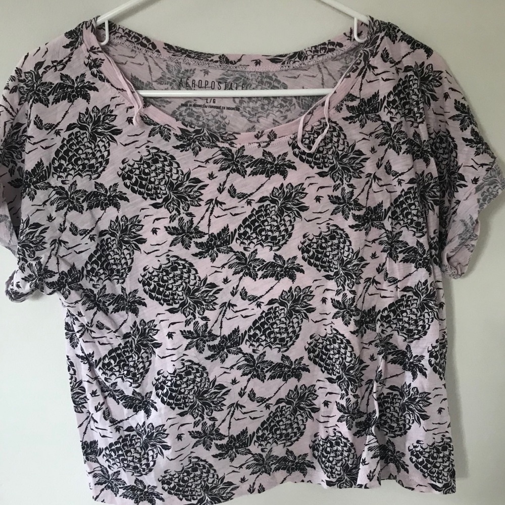Pink crop top